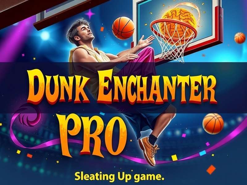 Dunk Enchanter Pro game banner showing magical basketball action